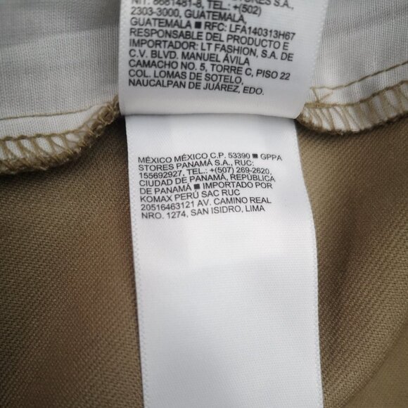NWT Old Navy Men's Size 44/30 Tan Straight Built-in-Flex Flat Front Pants - Picture 6 of 15